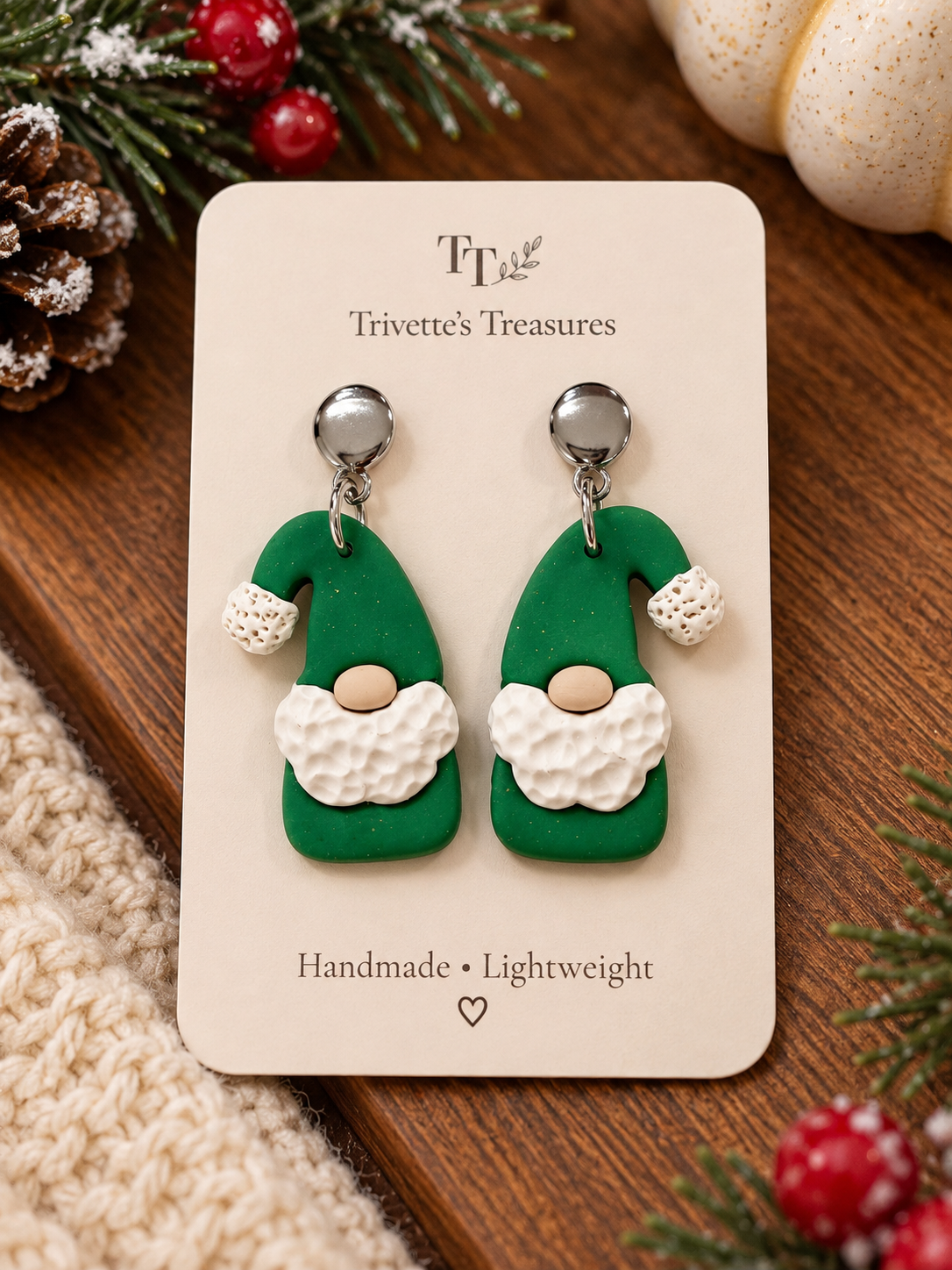 Earrings -Christmas Gnomes