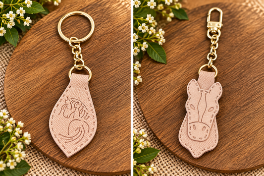 Keychain - horse themed