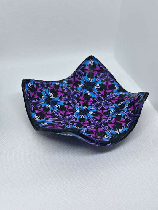 Trinket Dish - Purple Kaleidoscope
