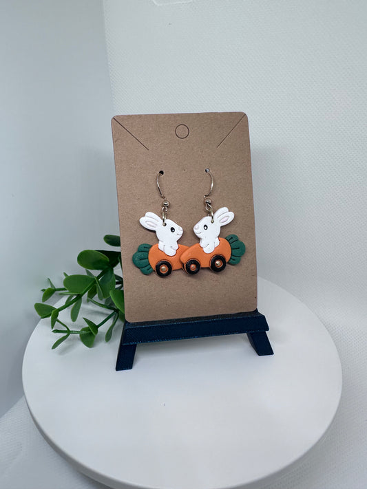 Speed Racer Rabbit Earrings