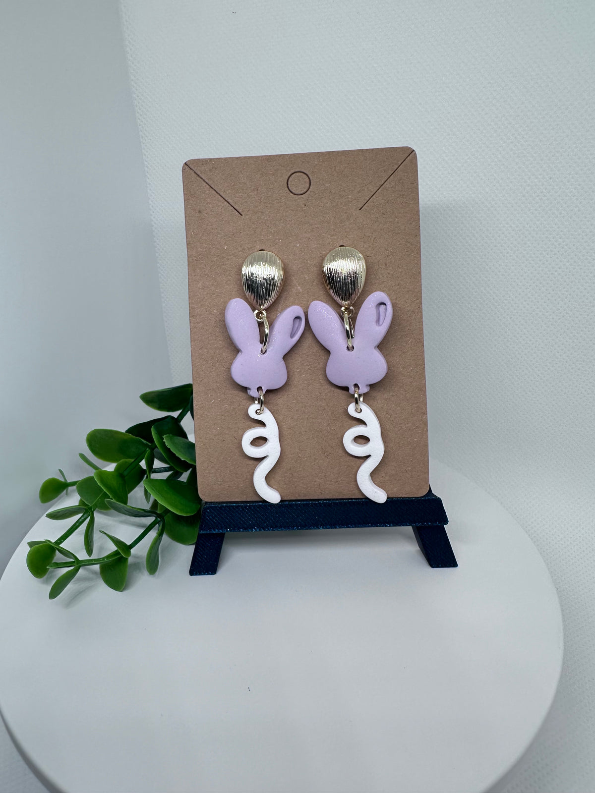 Earrings - Bunny Balloon