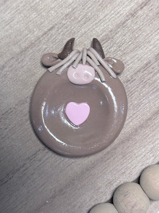 Worry Stone - Highland Cow (Coo)